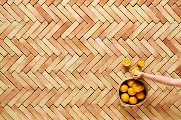 Medio Ladrillo Rústico 25×6