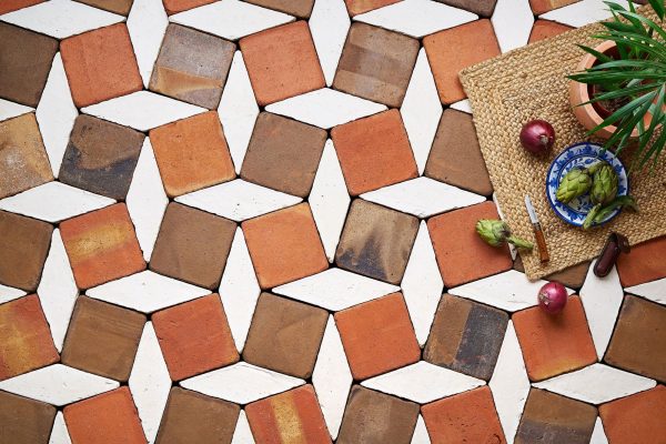 Baldosas de barro artesanales