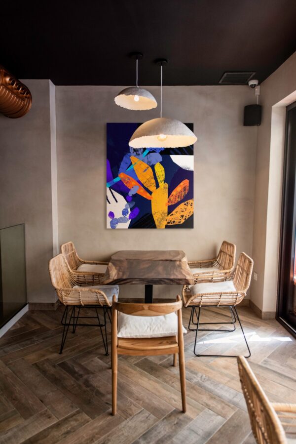 Restaurante con suelo de barro