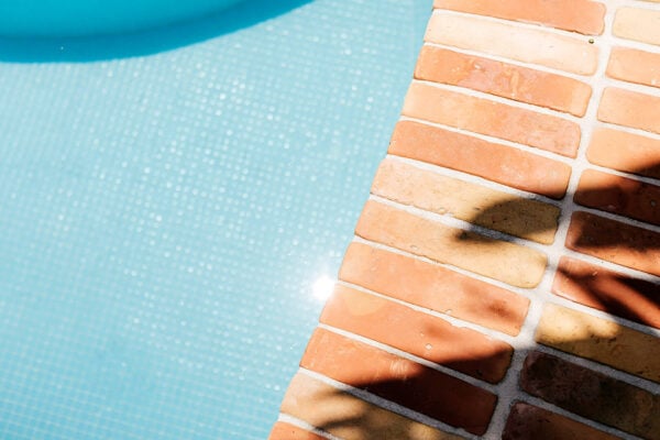 Baldosa de barro para piscina