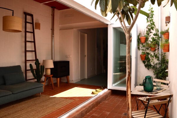 Casa Limón, salón y terraza