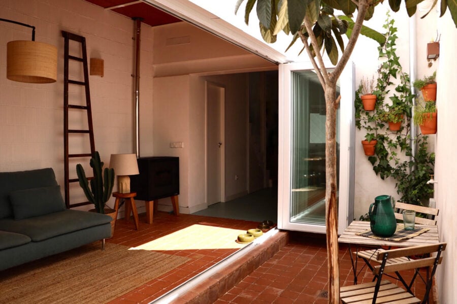 Casa Limón, salón y terraza