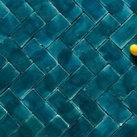 Azulejos de barro rectangular