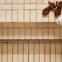 baldosas de barro de alta temperatura hecho a mano